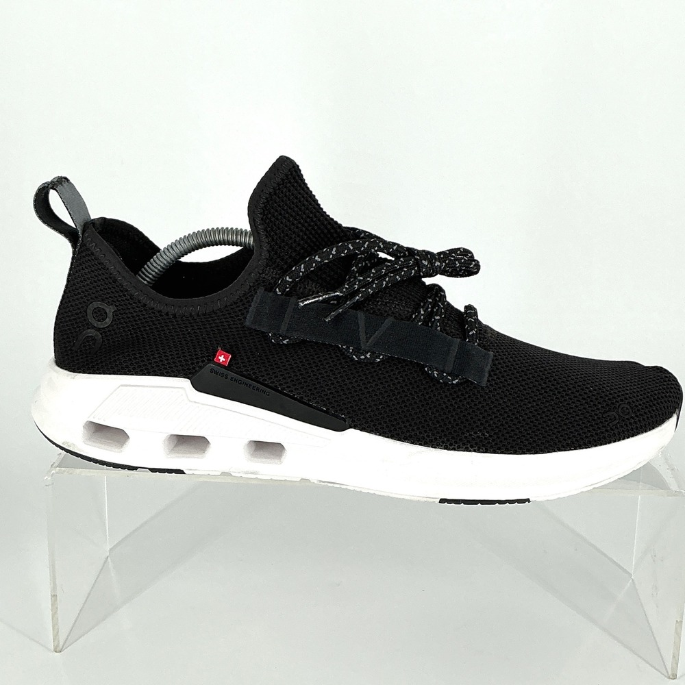 On Running Cloudeasy Mens Size 12 SEE PHOTOS Black White Sneakers NEW Shoes